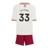 Arsenal Riccardo Calafiori #33 Tredjedraktsett Barn 2025-26 Kortermet (+ korte bukser)
